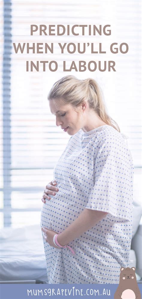 How to 'predict' when you'll go into labour .